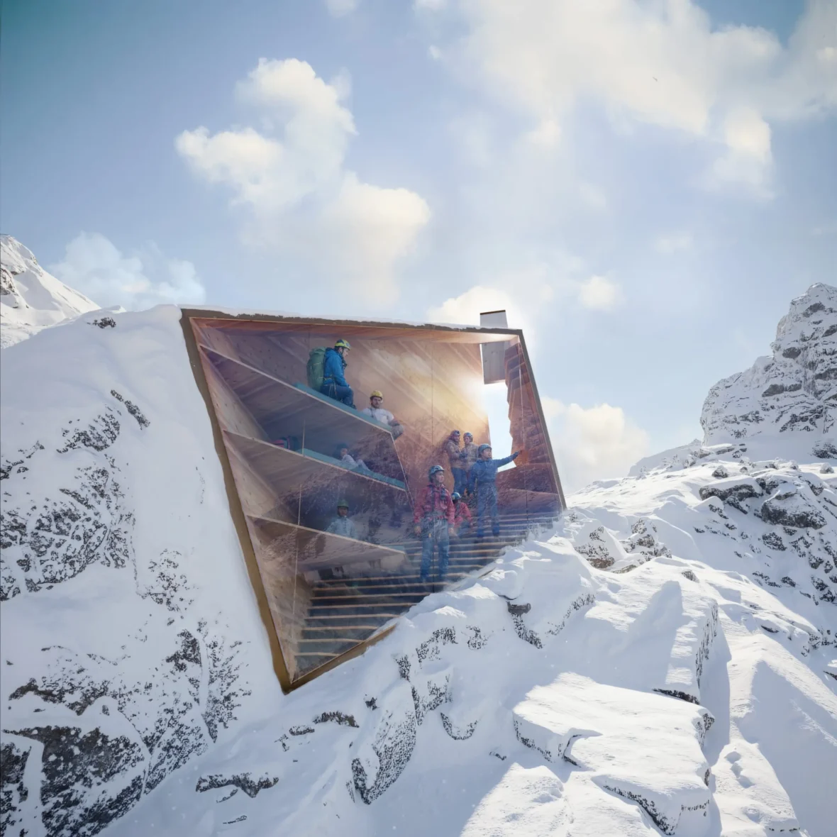 Wysokogórski schron / Carlo Ratti Associati